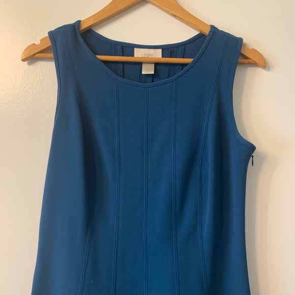Loft Blue Shift Dress - Picture 4 of 5